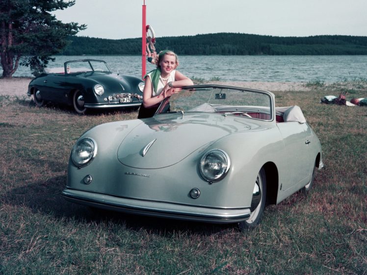 1952 55, Porsche, 356, 1500, Cabriolet, Retro, Convertible HD Wallpaper Desktop Background