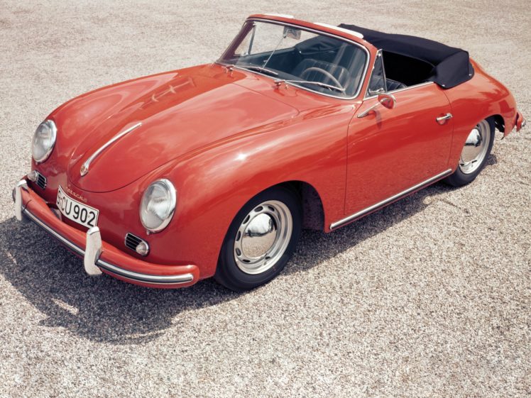 1955, Porsche, 356a, Cabriolet,  t 1 , Retro HD Wallpaper Desktop Background