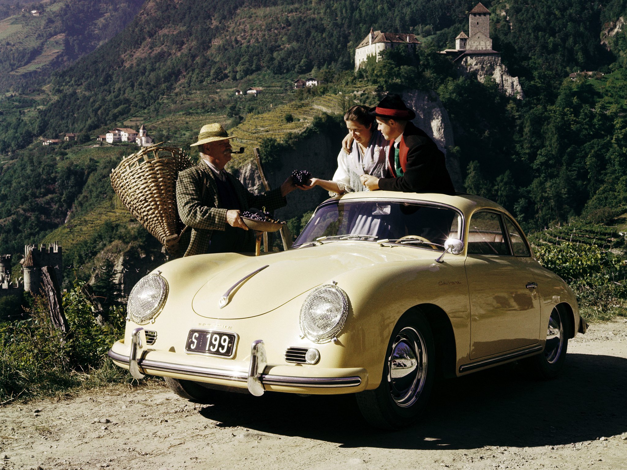 1955, Porsche, 356a, Carrera, Coupe, T 1, Retro Wallpaper