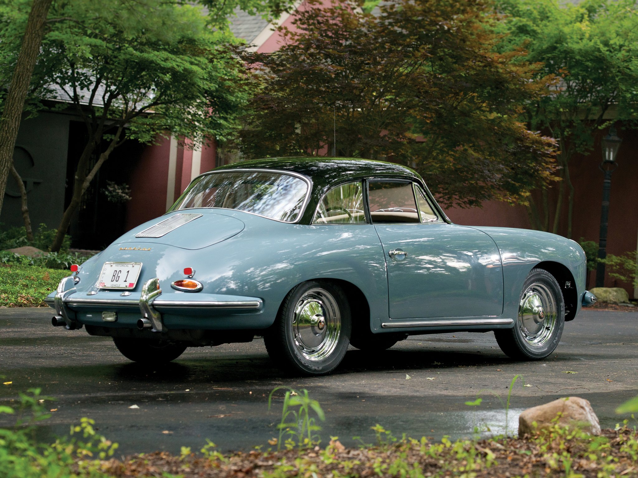 1961, Porsche, 356b, 1600, Super, Coupe, Karmann, Classic Wallpaper