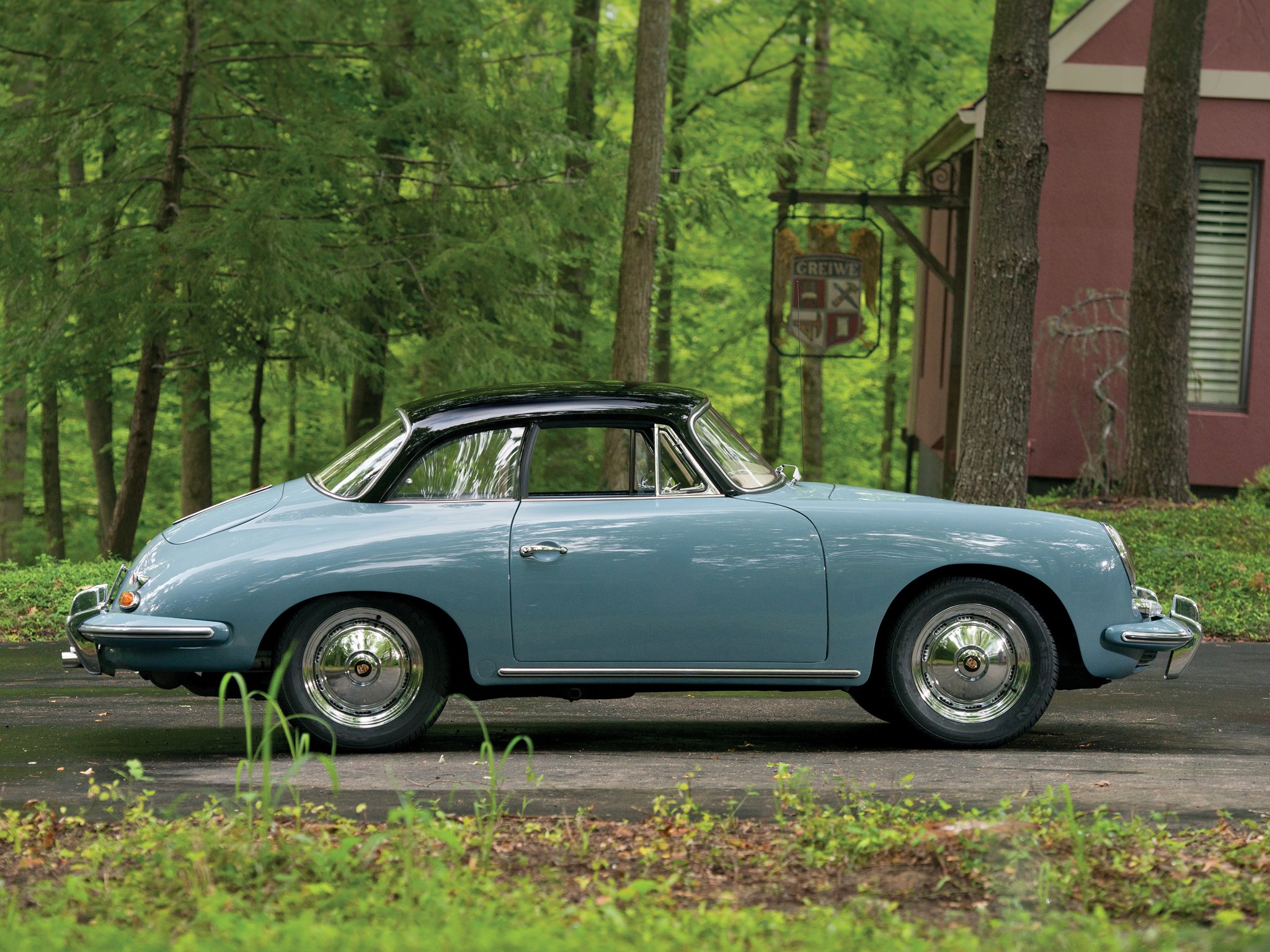 1961, Porsche, 356b, 1600, Super, Coupe, Karmann, Classic Wallpaper