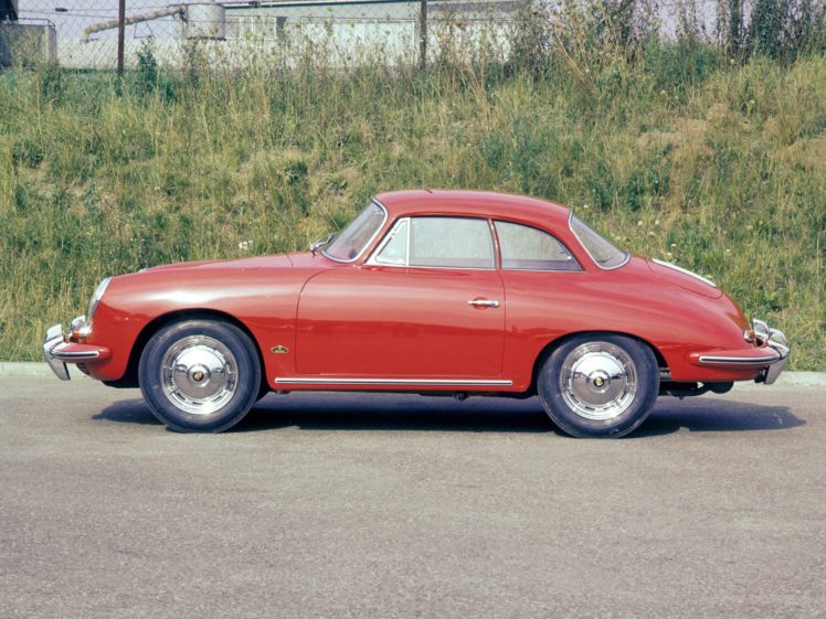1961, Porsche, 356b, 1600, Super, Coupe, Karmann, Classic HD Wallpaper Desktop Background