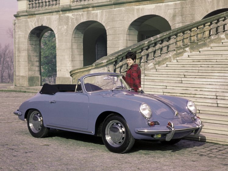 1963 65, Porsche, 356c, 1600, Cabriolet, Classic HD Wallpaper Desktop Background
