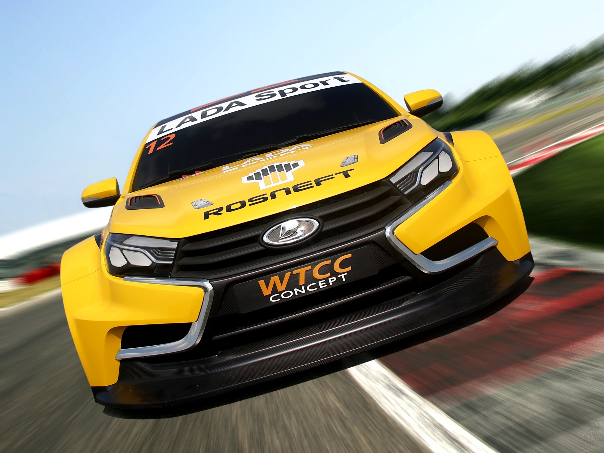 2014, Lada, Vesta, Wtcc, Concept, Race, Racing Wallpaper