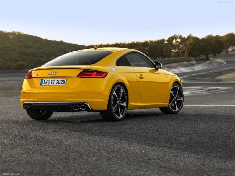 2015, Audi, Car, Coupe, Germany, Yellow, Sport, Sportcar, Supercar, Tts, Wallpaper HD Wallpaper Desktop Background