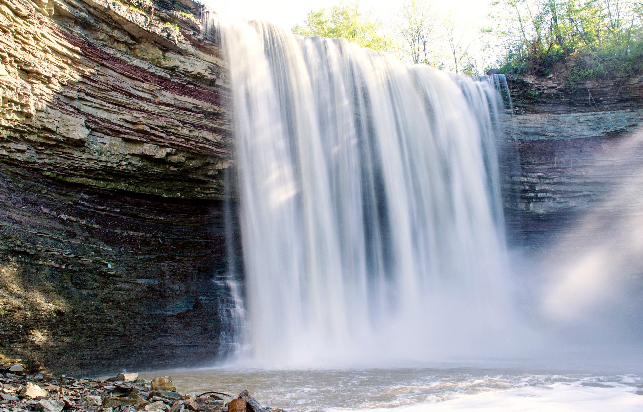 forest, Jungle, River, Rocks, Stones, Waterfalls, Canada Wallpaper