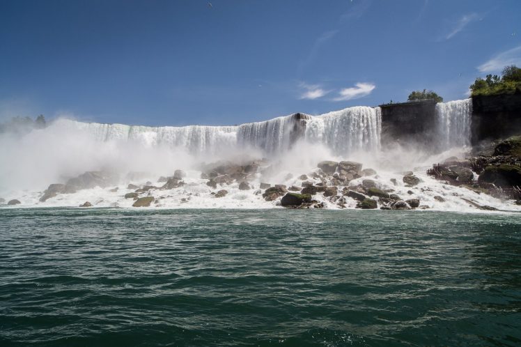 forest, Jungle, River, Rocks, Stones, Waterfalls, Canada, Niagara HD Wallpaper Desktop Background