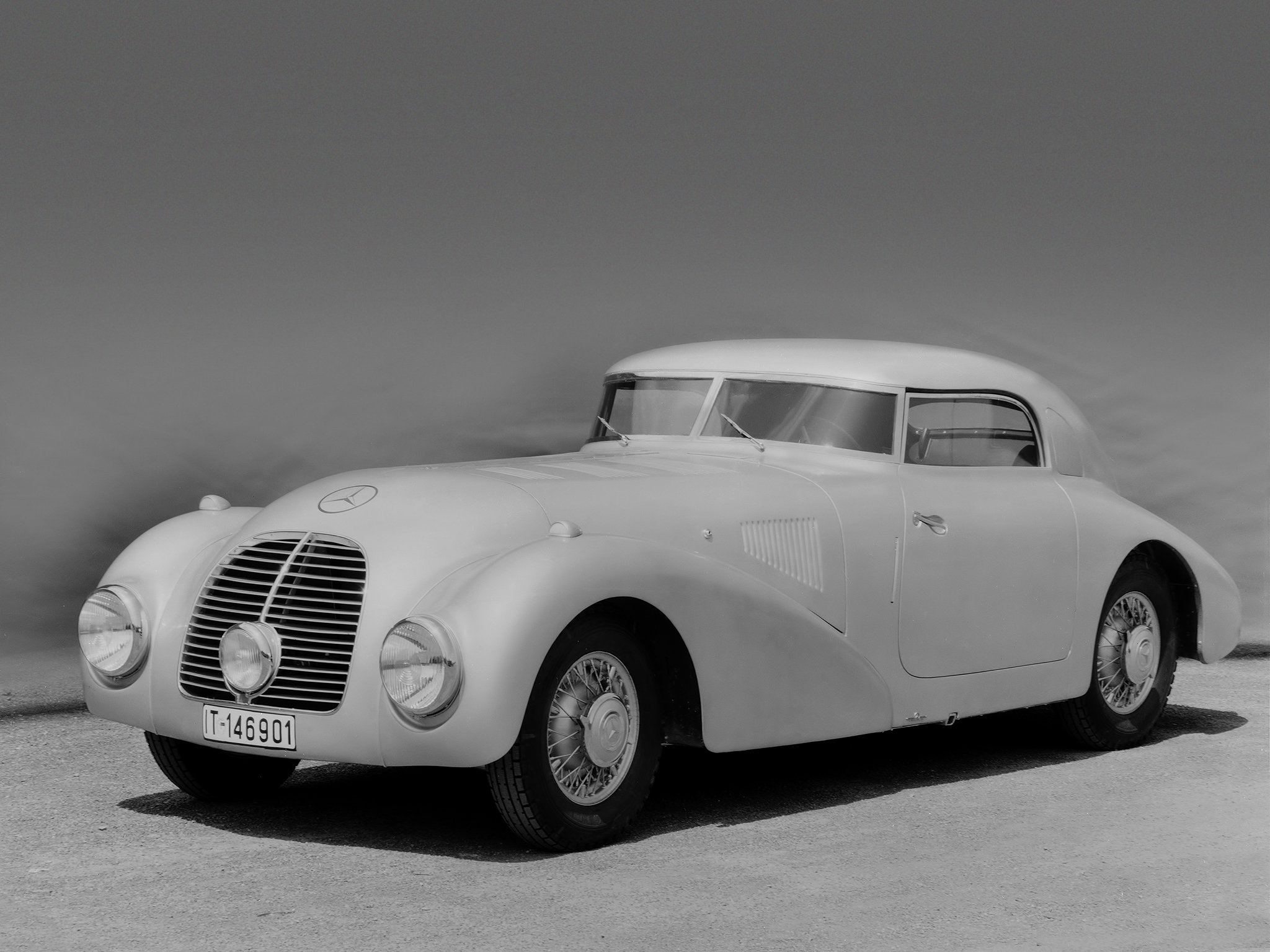 1938, Mercedes, Benz, 540k, Streamliner,  w29 , Retro Wallpaper