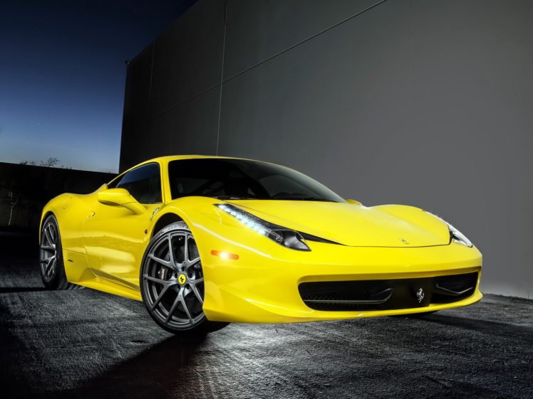 2012, Vorsteiner, Ferrari, 458, Italia, Supercar HD Wallpaper Desktop Background