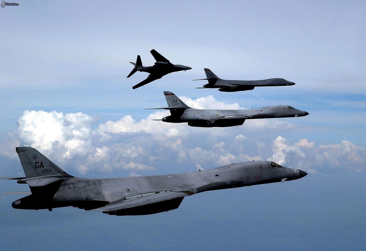 rockwell, B 1, Lancer, Bomber, Usa, Army, Aircrafts, Jet, Supersonic, 1974 Wallpaper