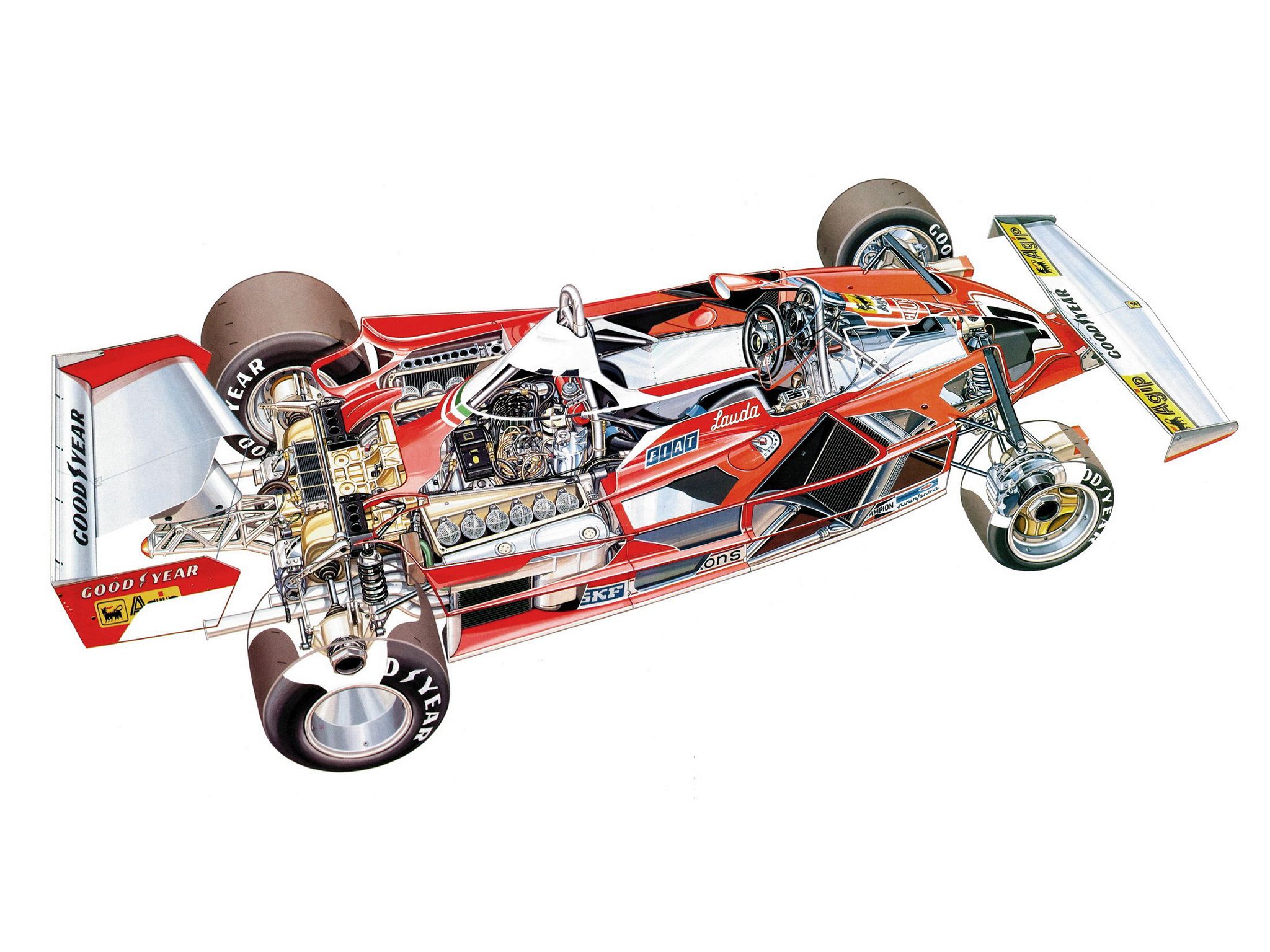 1976 78, Ferrari, 312, T, Formula, One, F 1, Race, Racing Wallpaper