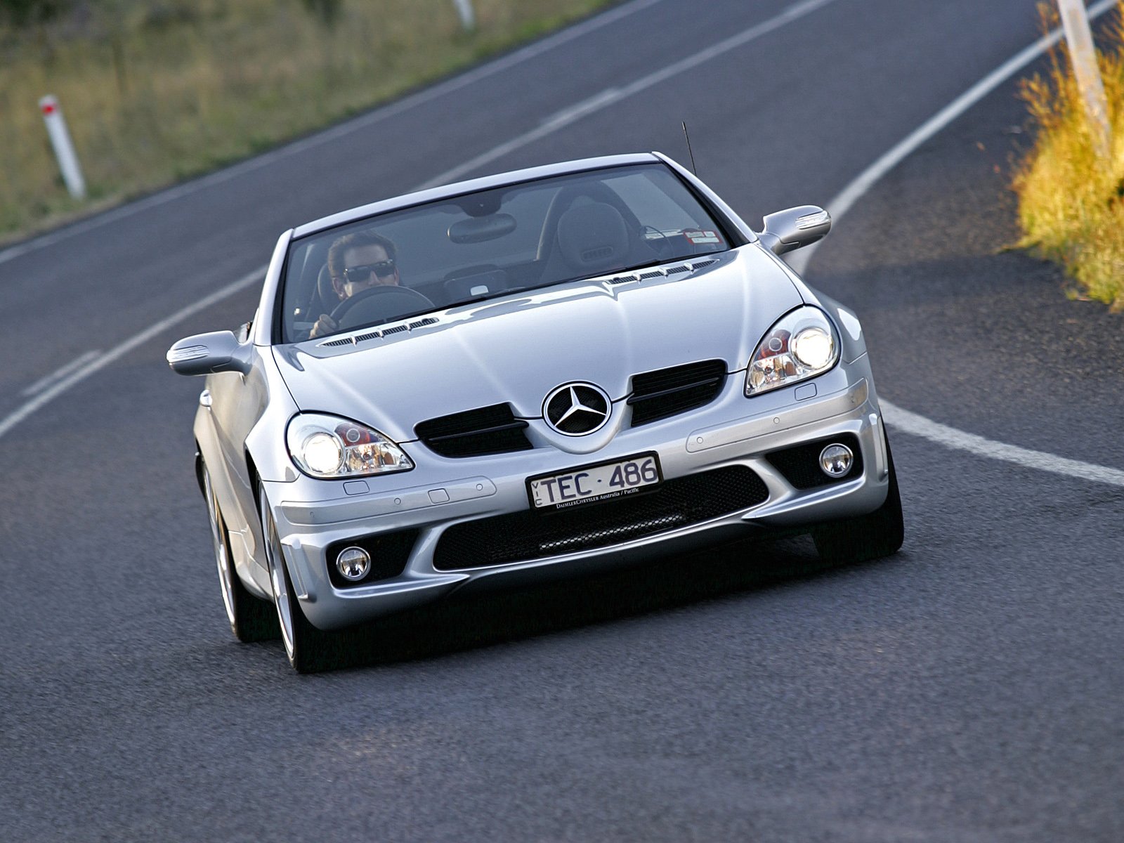 2005 08, Mercedes, Benz, Slk55, Amg, Au spec,  r171 , Slk Wallpaper