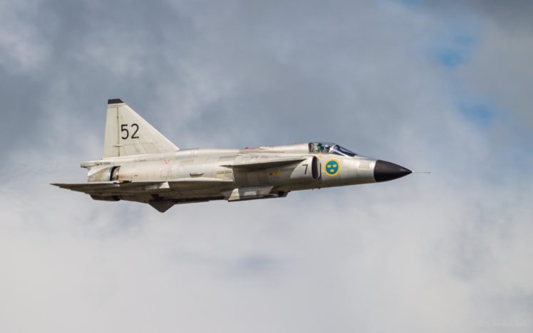air, Aircraft, Fighter, Force, Ja, 37, Jet, Military, Swedish, Viggen HD Wallpaper Desktop Background