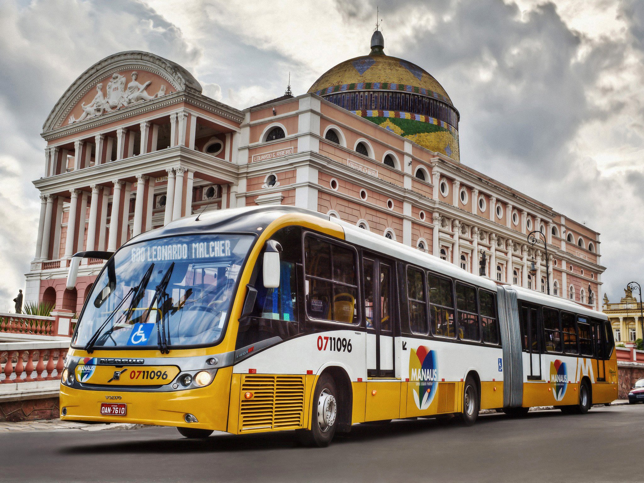 2011, Neobus, Volvo, B12m, Mega, Brt, Articulated, Bus Wallpaper