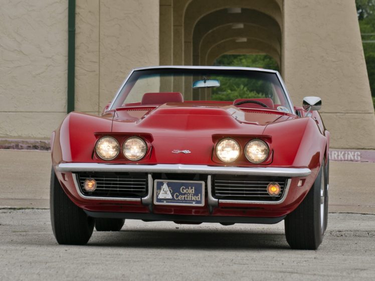 1968, Corvette, L88, 427, 430hp, Convertible, Muscle, Classic, Supercar HD Wallpaper Desktop Background