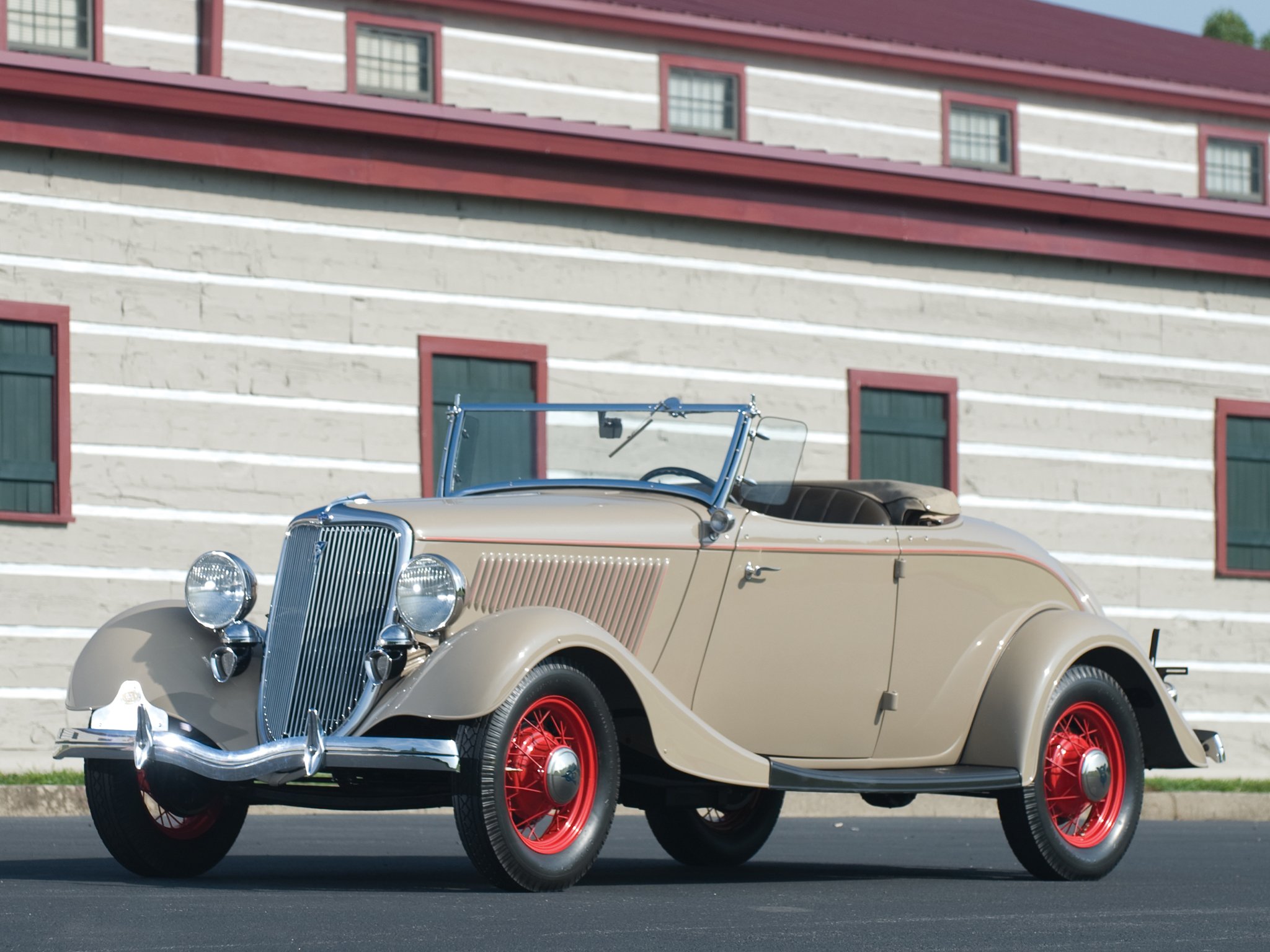 1934, Ford, V8, Deluxe, Roadster,  40 710 , Retro, V 8 Wallpaper