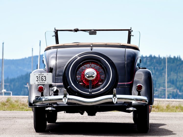 1934, Ford, V8, Deluxe, Roadster,  40 710 , Retro, V 8 HD Wallpaper Desktop Background