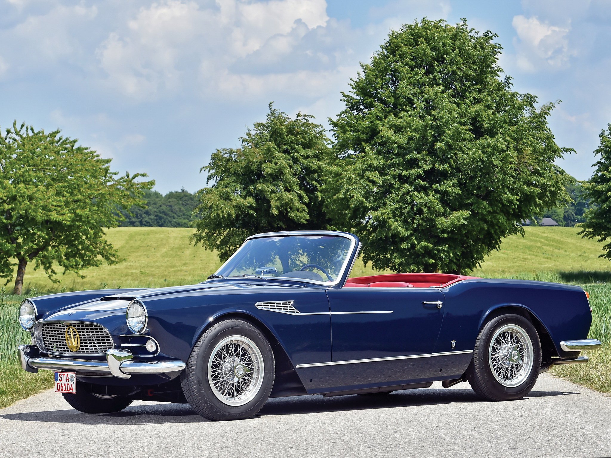 1959, Maserati, 3500, G t, Spyder, Prototipo,  am101 , Retro Wallpaper