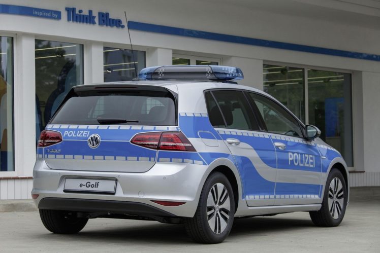 2014, Volkswagen, E golf, Police, Cars HD Wallpaper Desktop Background