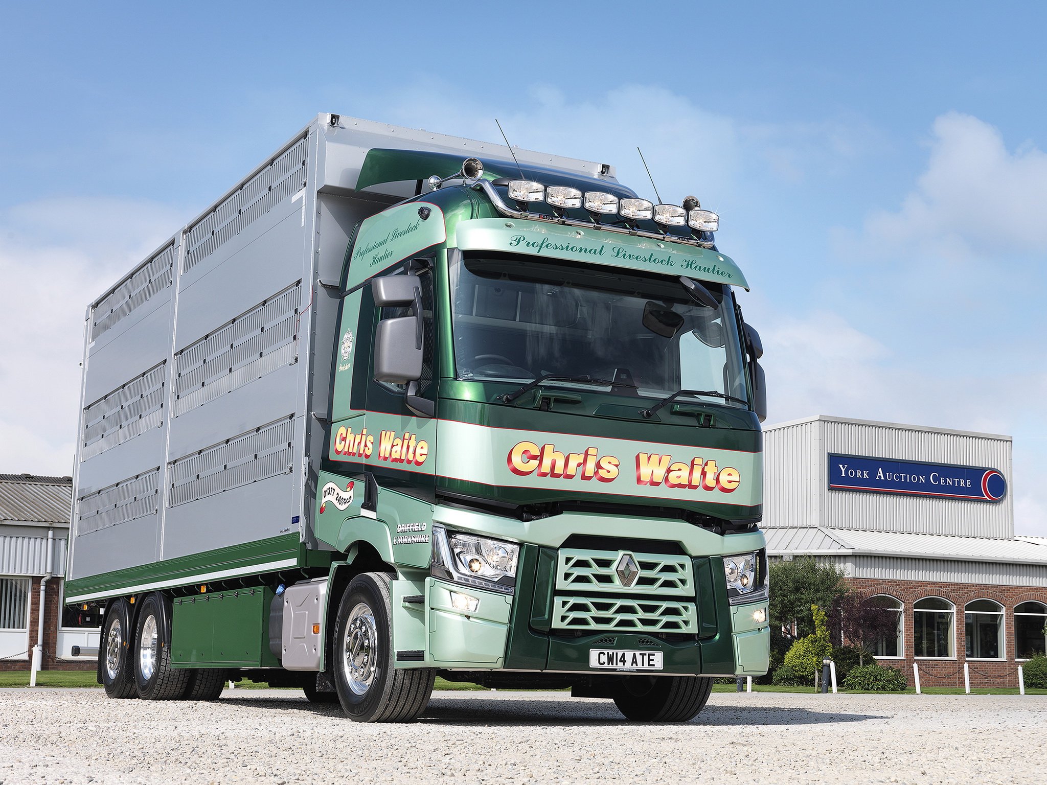 2014, Renault, T430, 6x2, Uk spec, Semi, Tractor Wallpaper