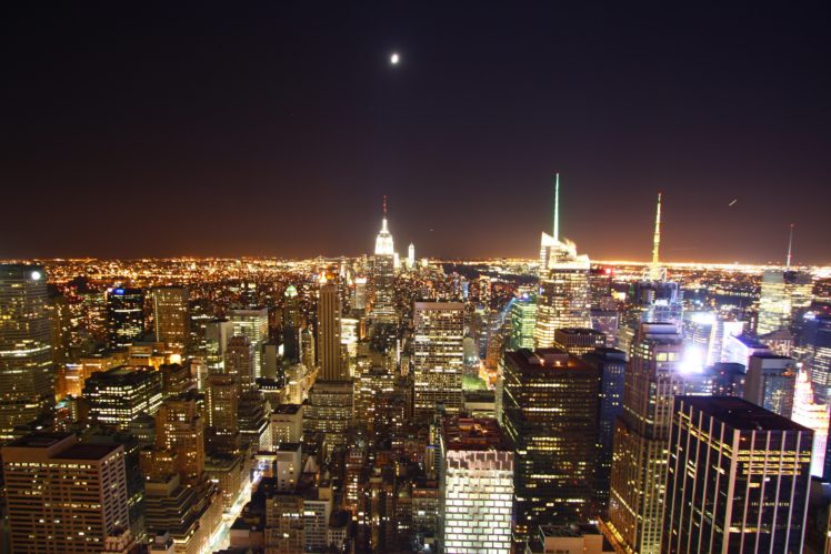 usa, Skyscrapers, New, York, City, Night, Megapolis, Cities HD Wallpaper Desktop Background