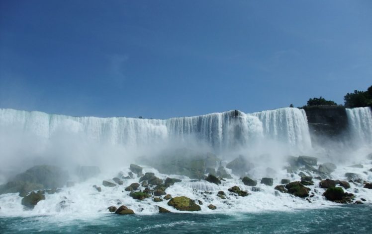 canada, Forest, Jungle, River, Rocks, Stones, Waterfalls, Niagara HD Wallpaper Desktop Background