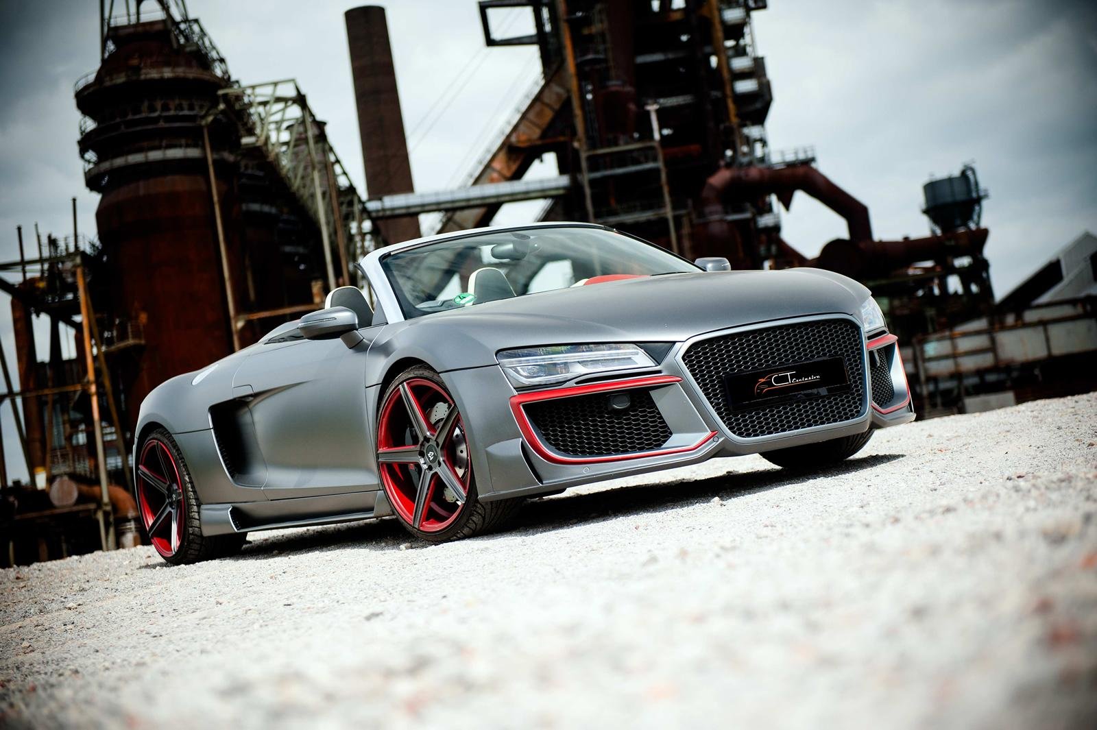 audi, R8, V8, Spyder, Tuning Wallpaper