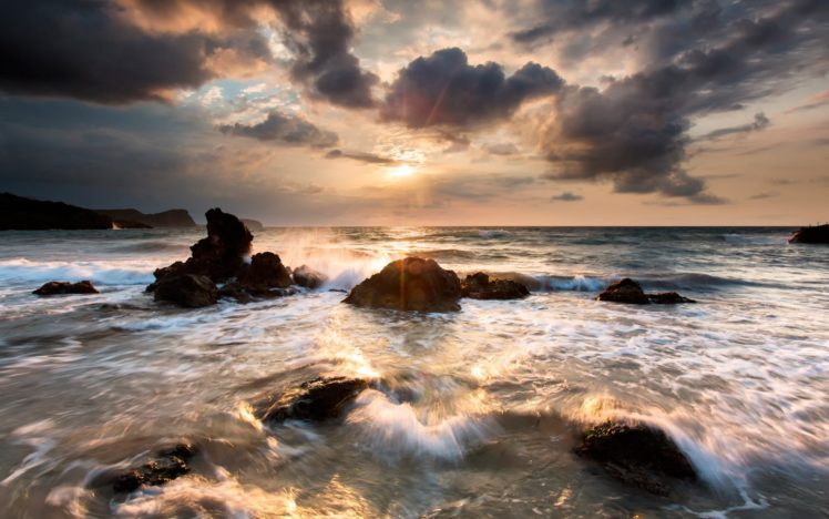 nature, Sky, Clouds, Sea, Ocean HD Wallpaper Desktop Background