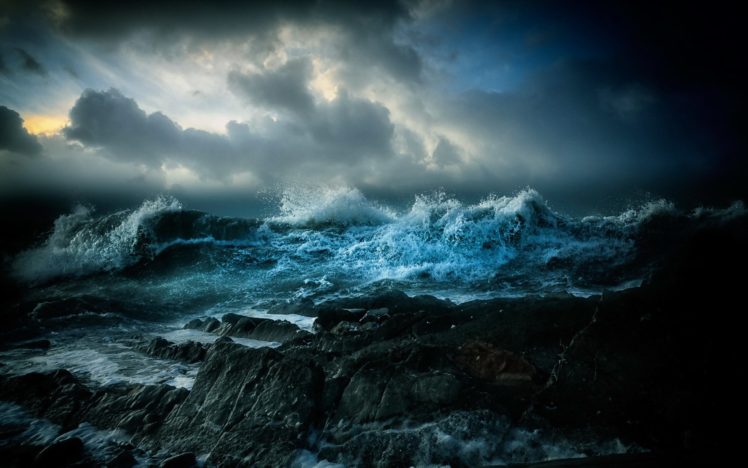 nature, Sky, Clouds, Sea, Ocean HD Wallpaper Desktop Background