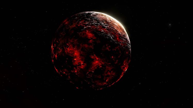 red, Giant, Planet, Space, Sun HD Wallpaper Desktop Background