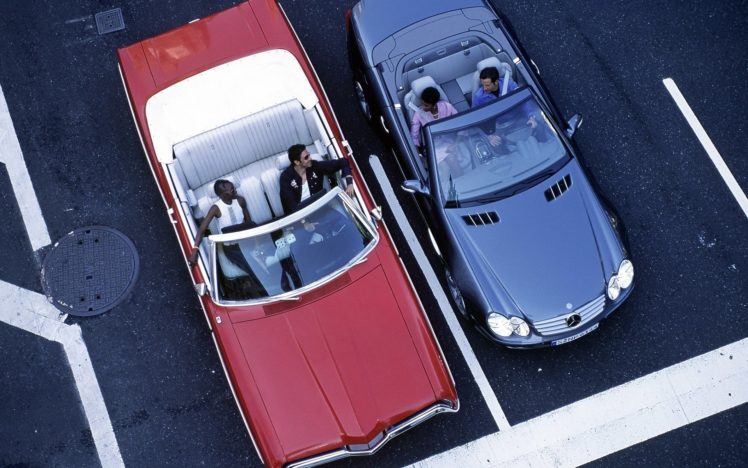 cars, People, Couple, Mercedes HD Wallpaper Desktop Background