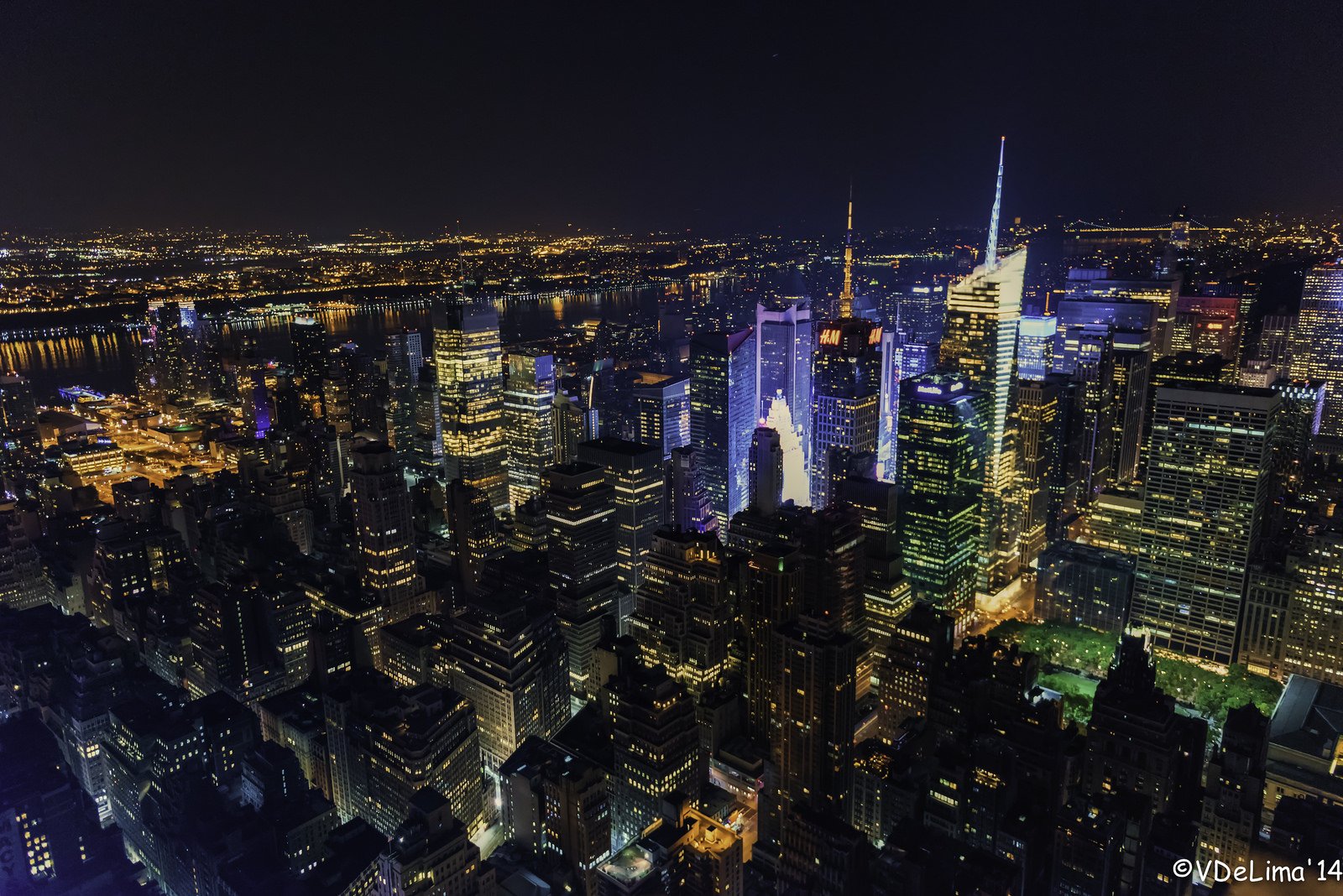brooklyn, Cities, City, Intel, Rivers, New, York, Manhattan, Night, Light Wallpaper
