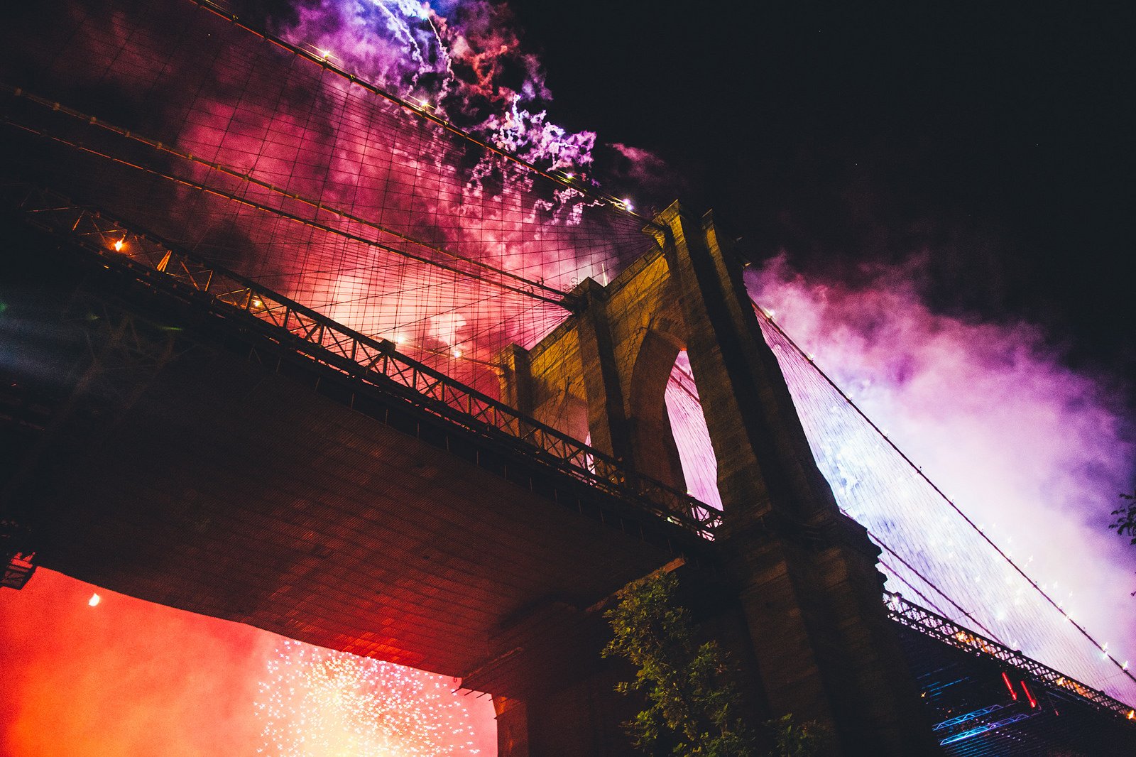 brooklyn, Cities, City, Intel, Rivers, New, York, Manhattan, Night, Light Wallpaper