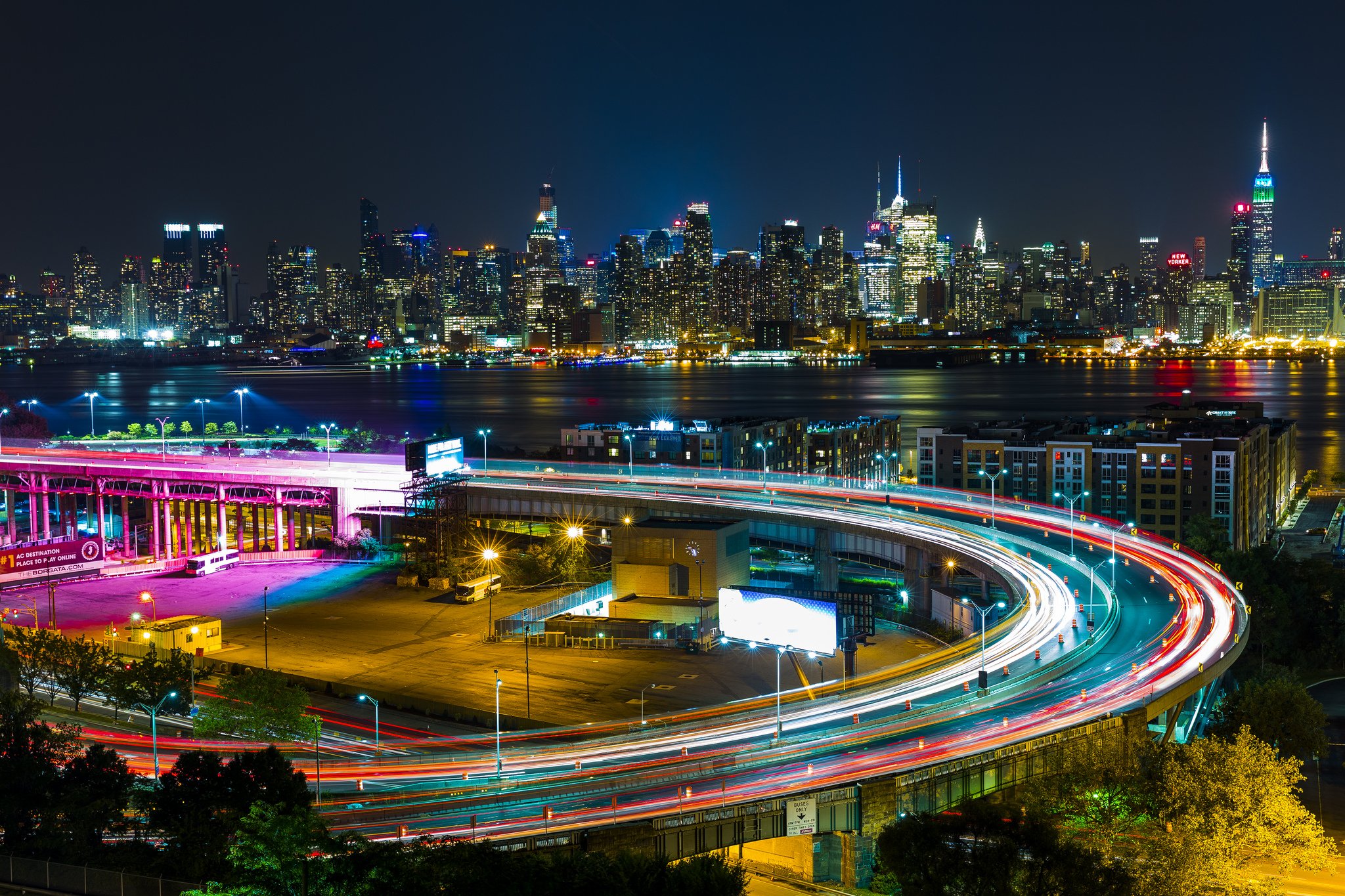 brooklyn, Cities, City, Intel, Rivers, New, York, Manhattan, Night, Light Wallpaper