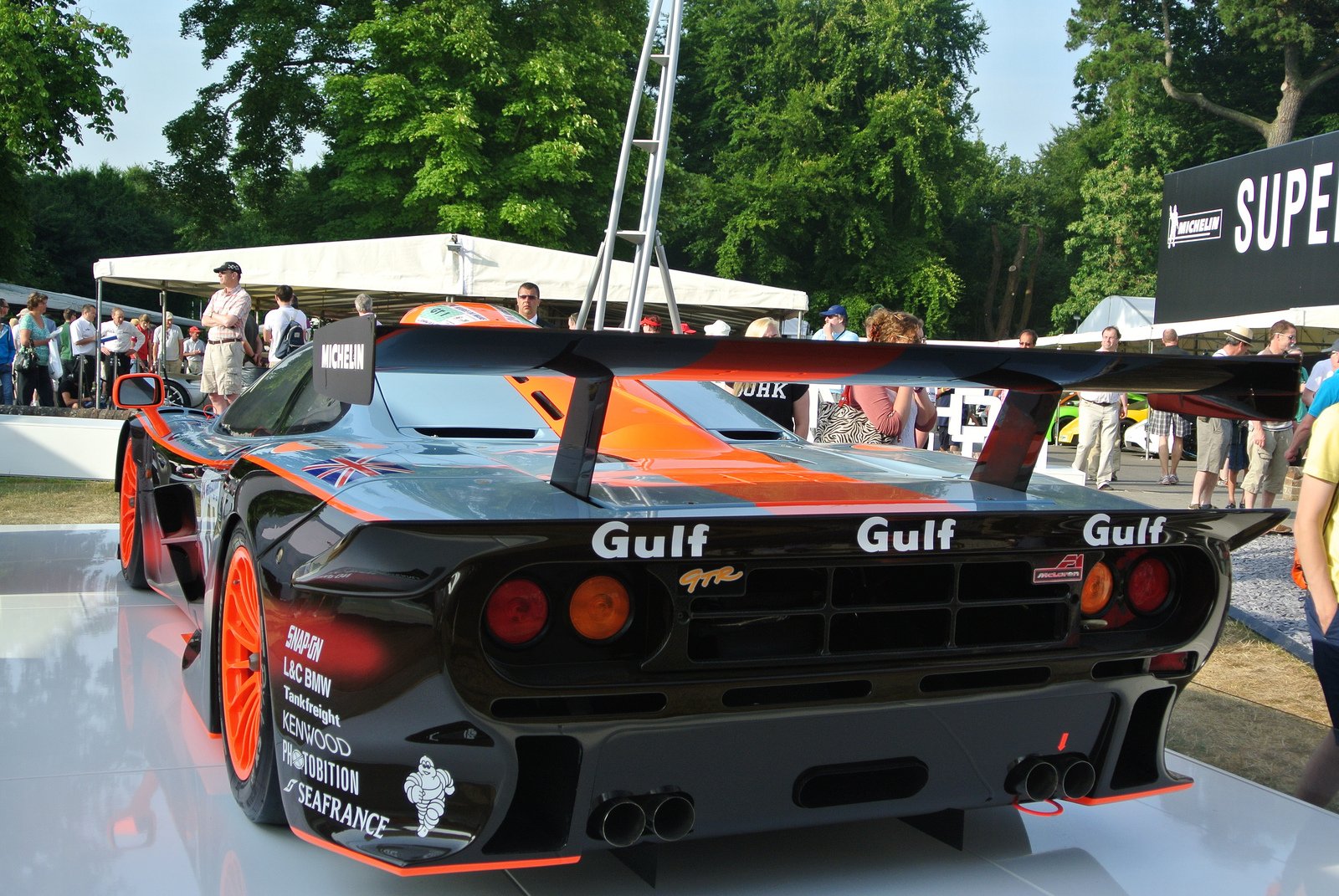 MCLAREN f1 GTR Orange