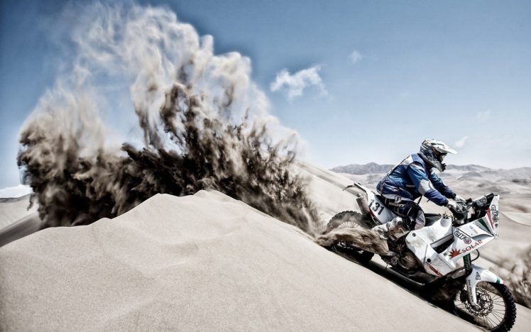 bike, Motor, Motorcycle, Desert, Race, Rally, Dakar HD Wallpaper Desktop Background