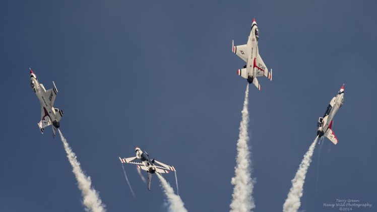 acrobatic, Aircrafts, Army, F, 16, Falcon, Fighter, Fighting, Jet, Thunderbirds HD Wallpaper Desktop Background