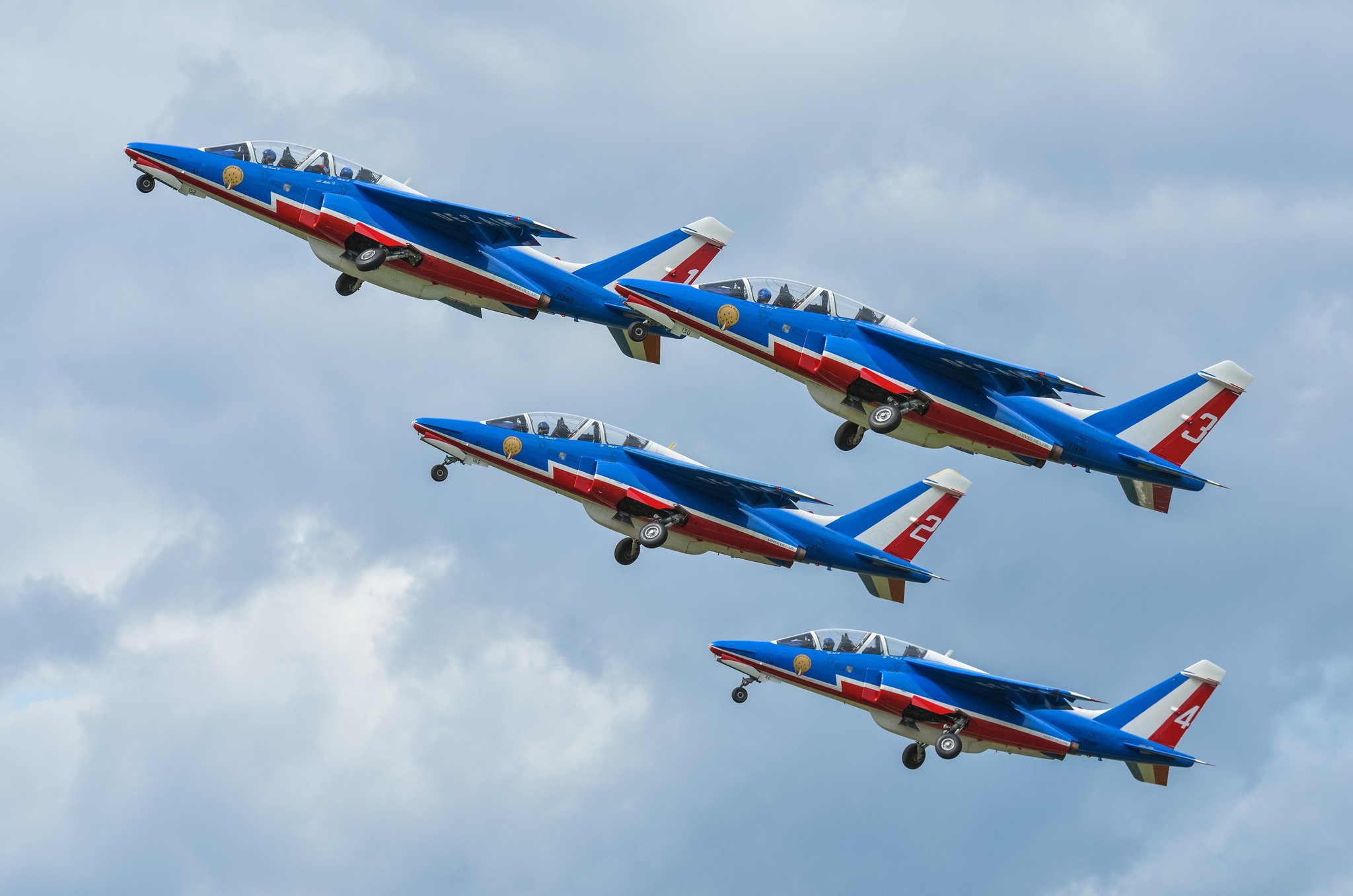air, Aircraft, Aviation, Contrails, Force, France, Patrouille, Jet, Alpha, Acrobatic Wallpaper