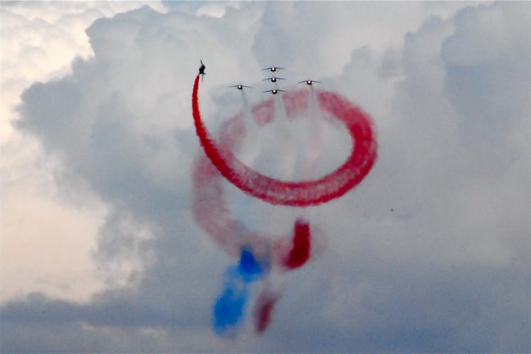 air, Aircraft, Aviation, Contrails, Force, France, Patrouille, Jet, Alpha, Acrobatic HD Wallpaper Desktop Background