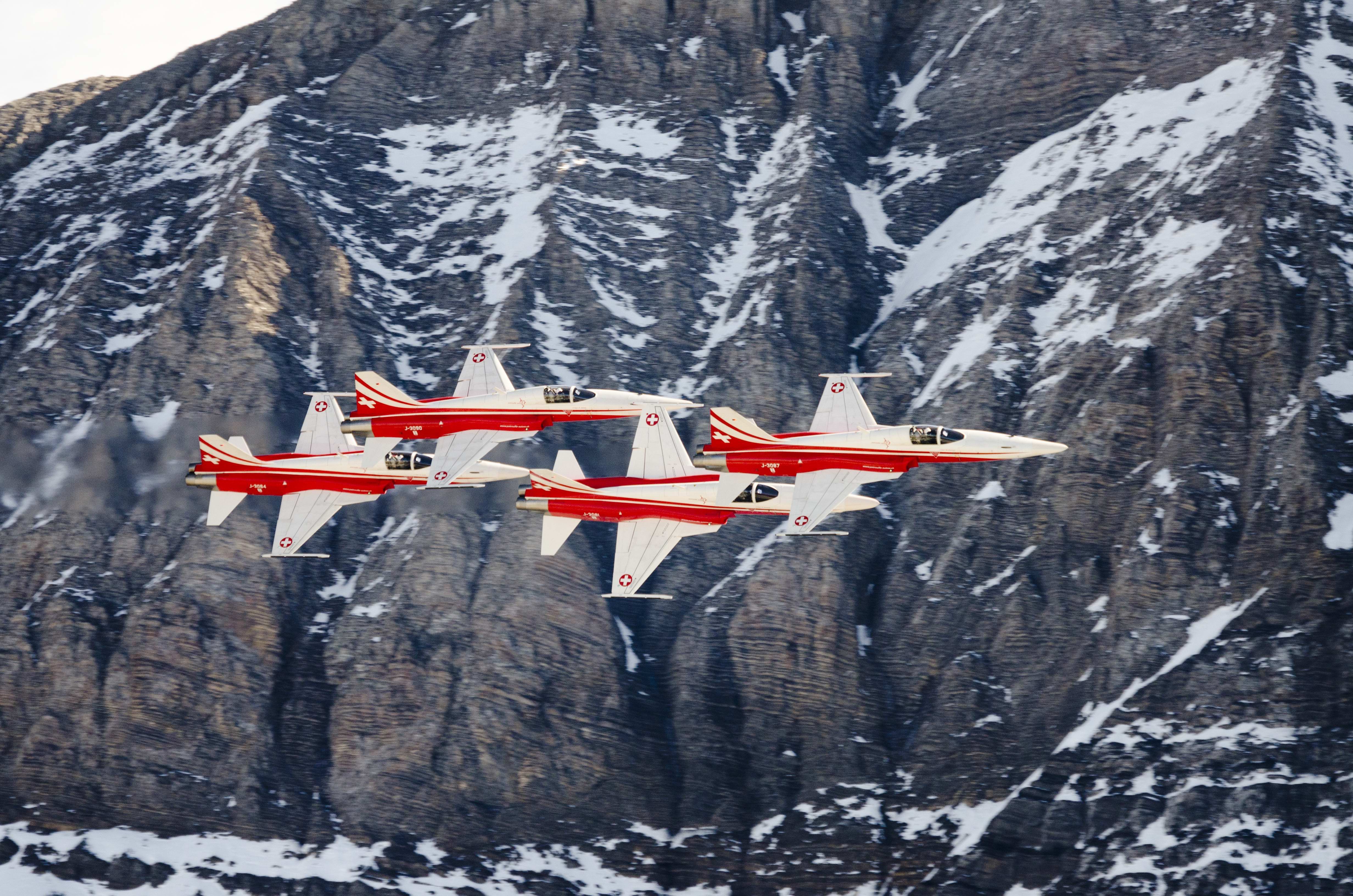 air, Aircraft, Aviation, Patrouille, Suisse, Jet, Acrobatic, Northrop, F 5, Freedom, Fighter Wallpaper