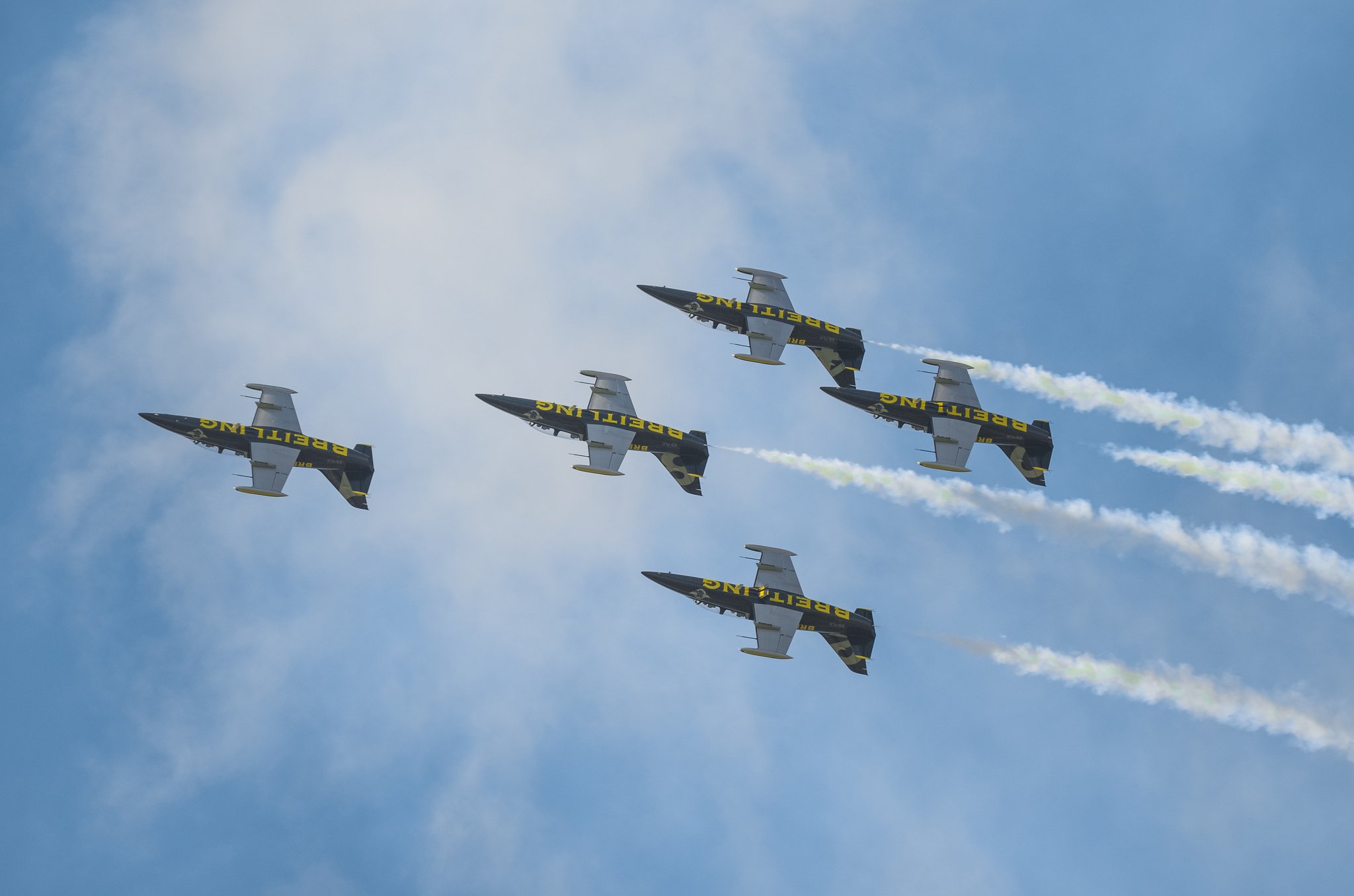 aero, L 39, Albatros, Breitling, Jet, Team, Acrobatic, Aircrafts Wallpaper