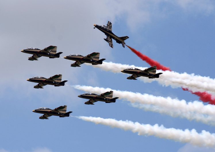 aermacchi, Mb 339nat, Al, Fursan, Jet, Team, Acrobatic, United, Arab, Emirates, Aircrafts HD Wallpaper Desktop Background