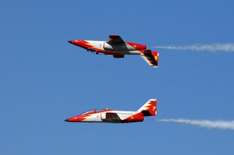 casa, C 101, Aviojet, Patrulla, Aeguila, Jet, Team, Acrobatic, Spain, Aircrafts HD Wallpaper Desktop Background