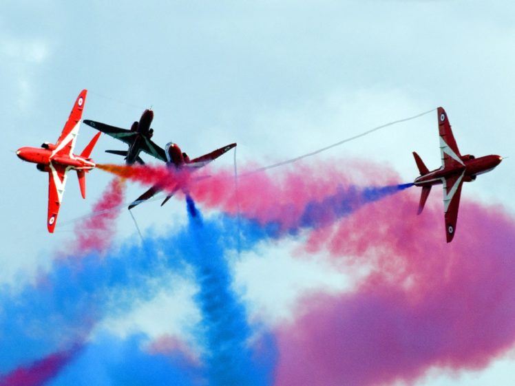bae, Hawk, T, Mk1, Red, Arrows, Jet, Team, Acrobatic, Royal, Air, Force, England, Aircrafts HD Wallpaper Desktop Background