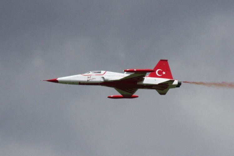 acrobatic, Air, Aircrafts, Turkish, Stars, Team, Northrop, F 5, Freedom, Fighter HD Wallpaper Desktop Background