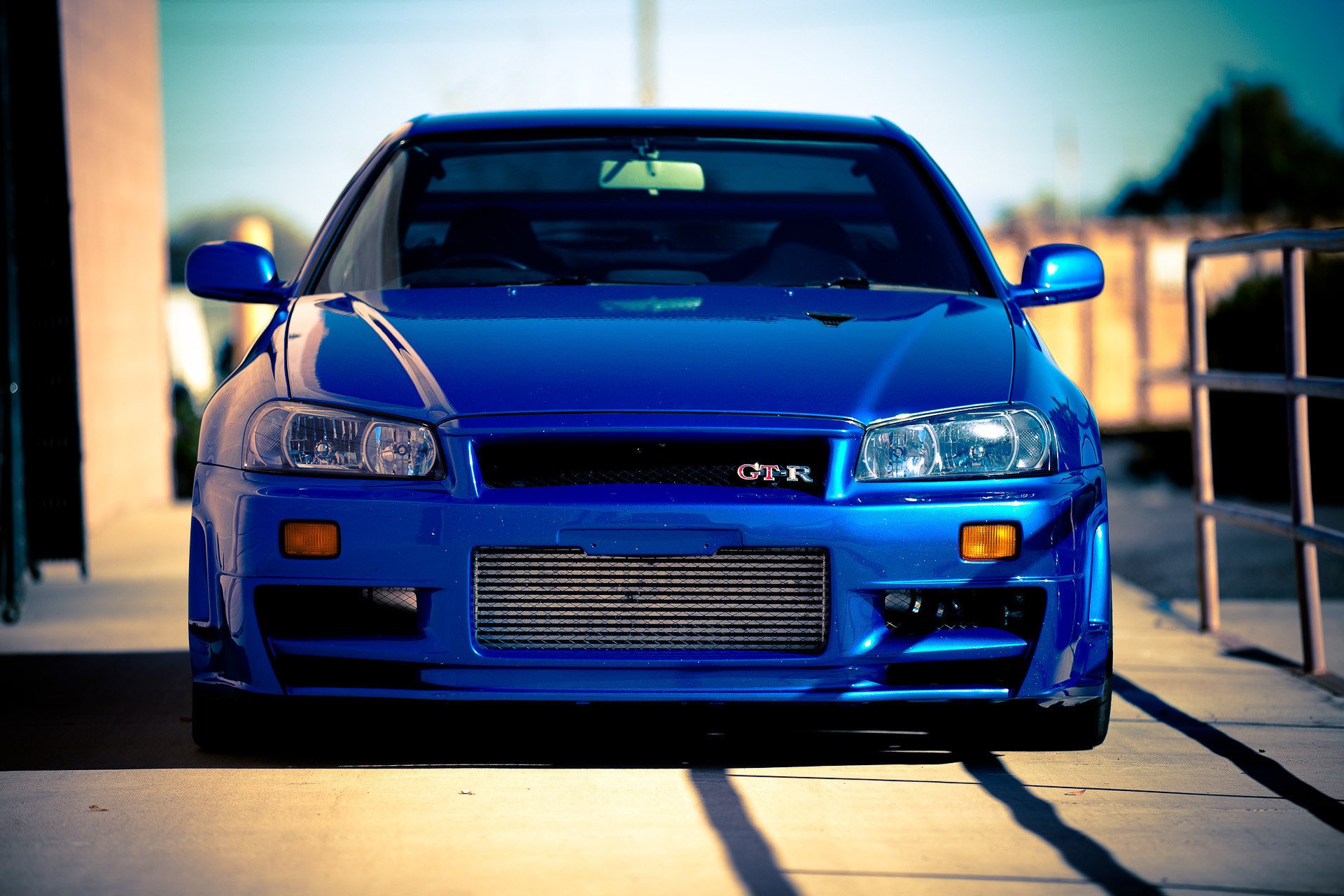 Nissan Skyline Gtr R Car Blue Tuning Wallpapers HD Desktop And Mobile Backgrounds