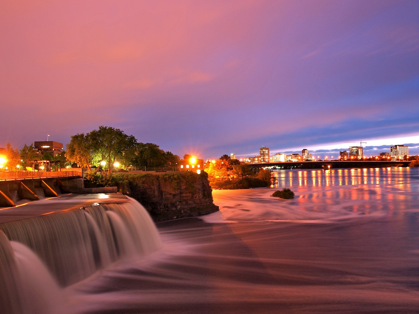 nature, Wallpapers, Waterfalls, Canada Wallpaper