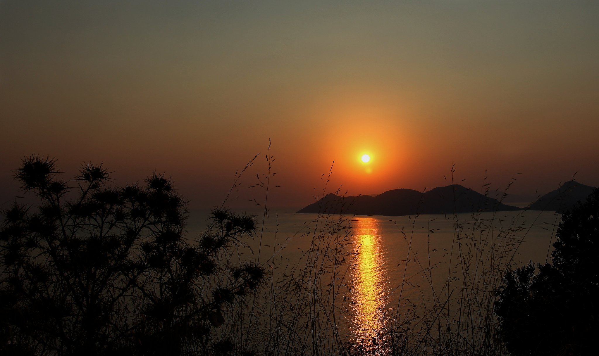 sun, Sunset, Sunrise, Nature, Wallpaper, Landscapes Wallpaper