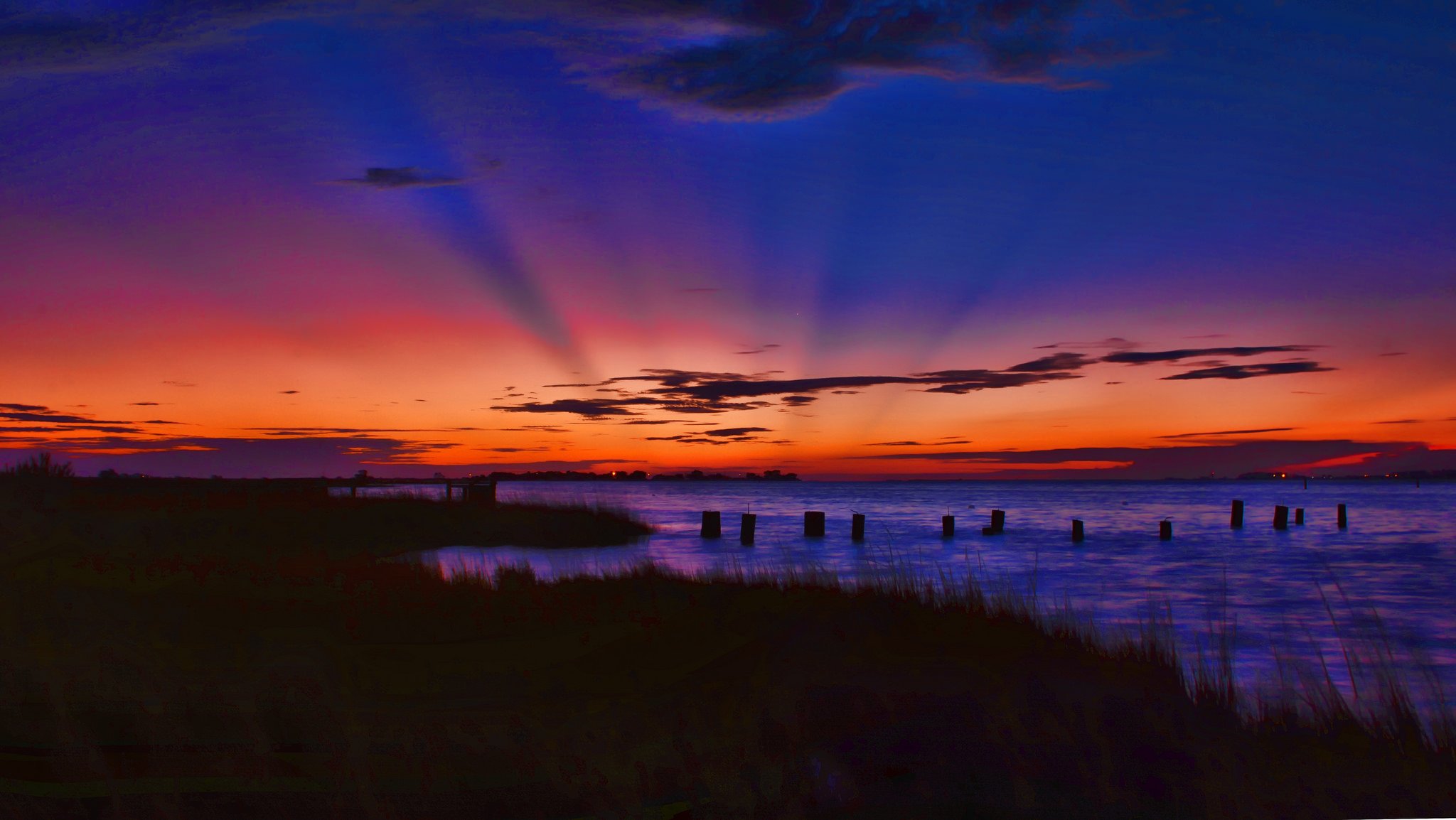 sun, Sunset, Sunrise, Nature, Wallpaper, Landscapes Wallpaper