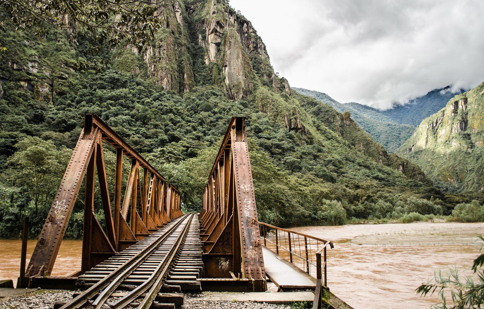 bridge, Rivers, Nature, Water, Architecture, Rock, Iron, Landscapes, City, Wallpaper Wallpaper